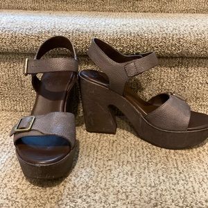 Kork Ease Kendora Sandals Grey Size 8